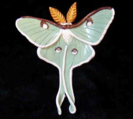 Luna Moth Pin