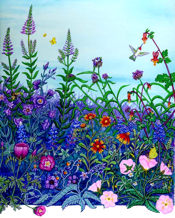 LBJ Wildflowers Painting